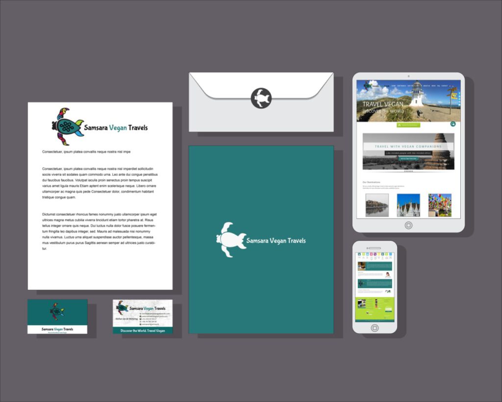 Branding Samsara Vegan Travels