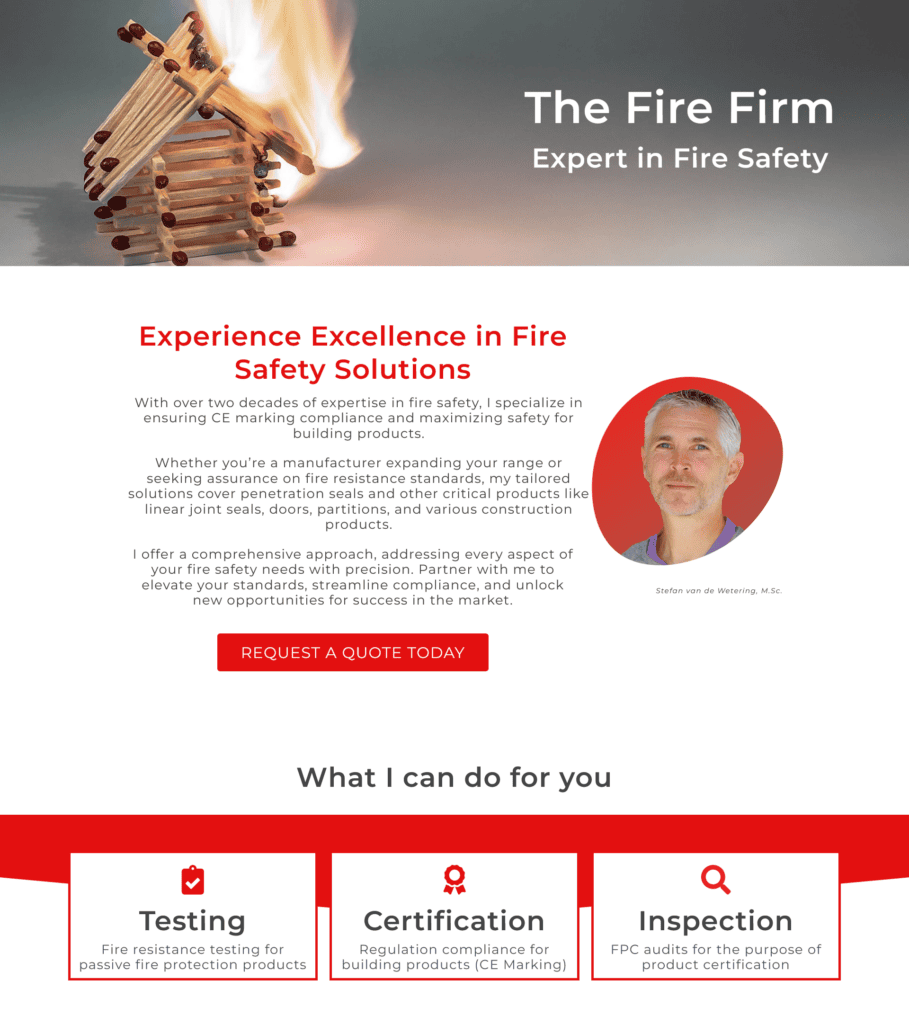 Website The Fire Firm