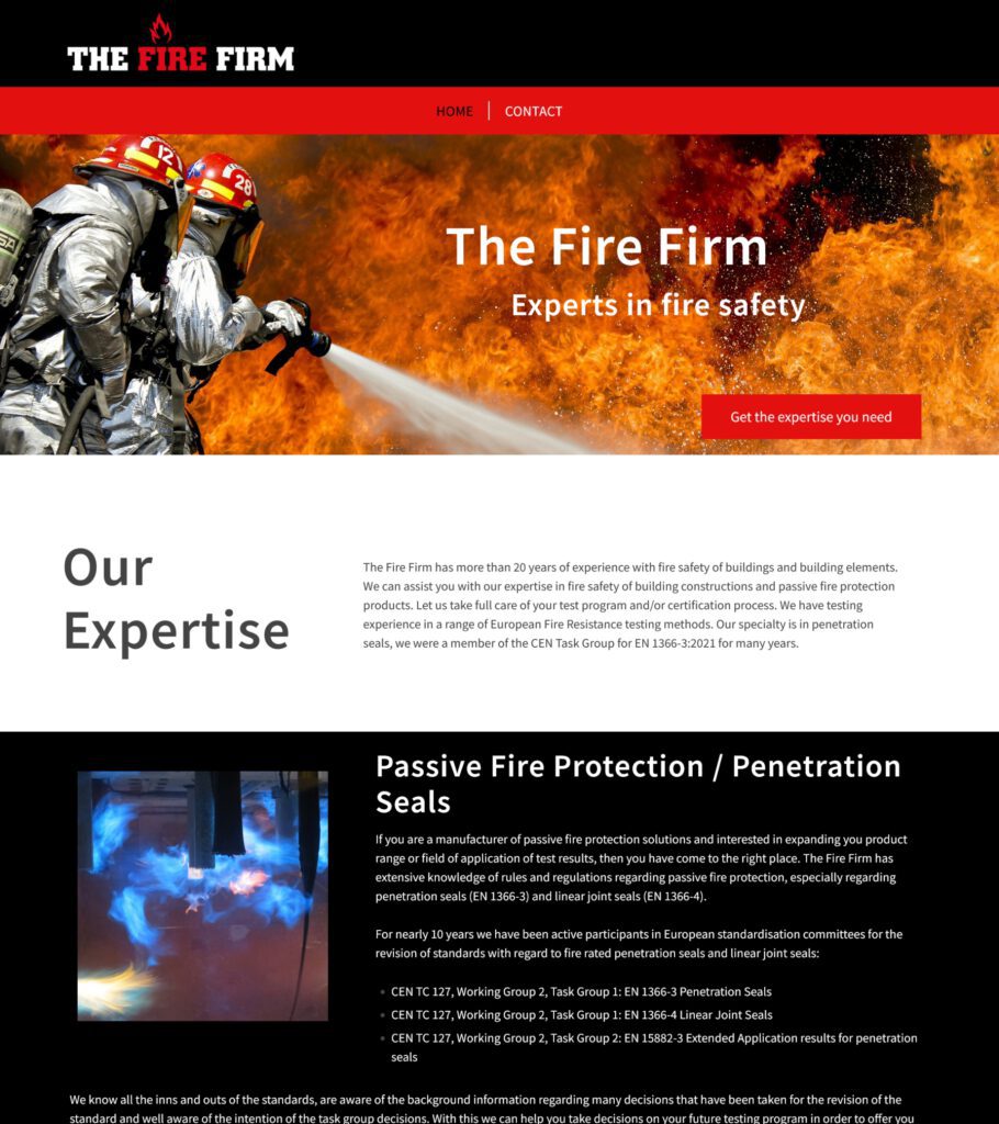 Website The Fire Firm